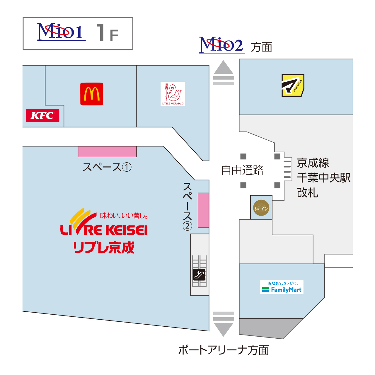 ユアエルム千葉Mio| Mio SPACE(催事スペース)のご案内