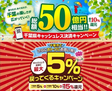千葉県・千葉市キャッシュレスキャンペーン